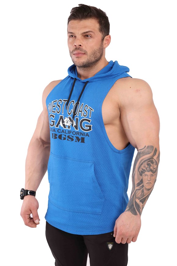 Sleeveless Hoodie Tank Top 2307