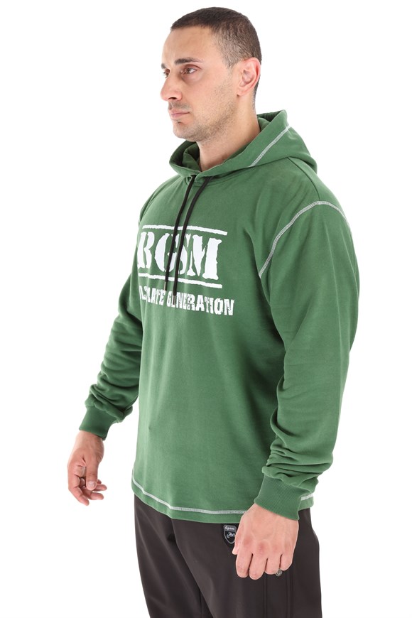 Oversize Long Sleeve Hooded Winter Sweater