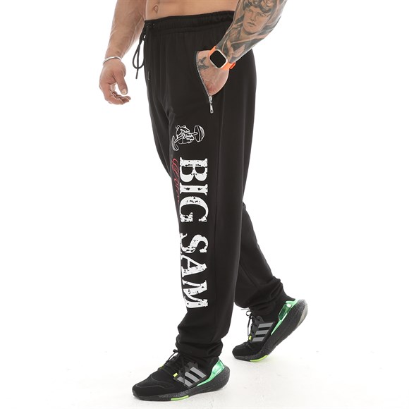 Mens Loose Fit Sweatpants with Zippered Pockets