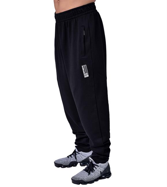 Zipper Pockets Baggy Body Pants
