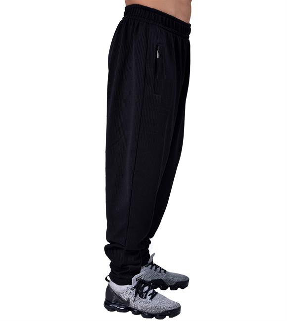 Zipper Pockets Baggy Body Pants