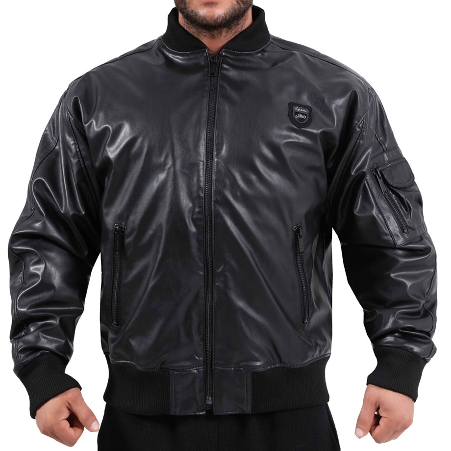 Men's Leather Pilot Jacket
