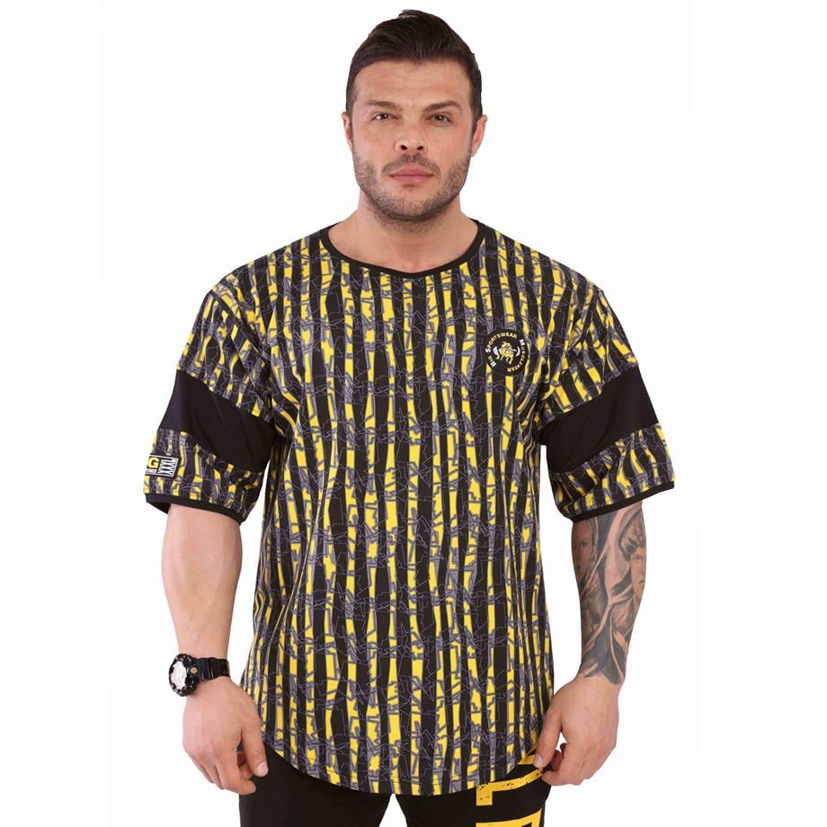 Mesh Bodybuilding Rag Top Tee 3289