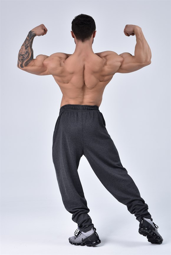 Midnight Lazer Bodybuilding Gym Pant | Otomix