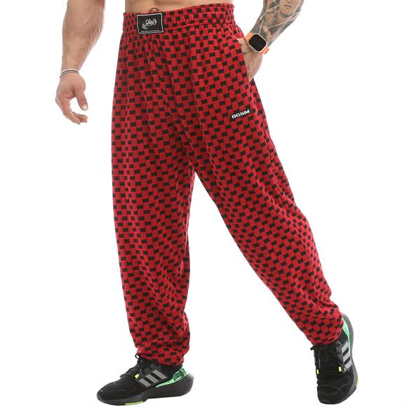 ★E.B.M★ Semi wide exhaust pants EMP1WPT010 Men's Drawstring pants in faded twill | Black | Diesel