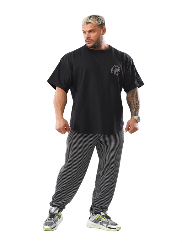 Men's Loose Fit Baggy Lifestyle Sweatpants BGSM PNT1389-Blue