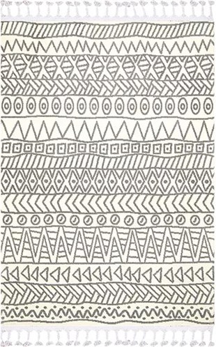Carpetde Halı İskandinav Tarz Yumuşak Doku 5693 Beyaz Gri
