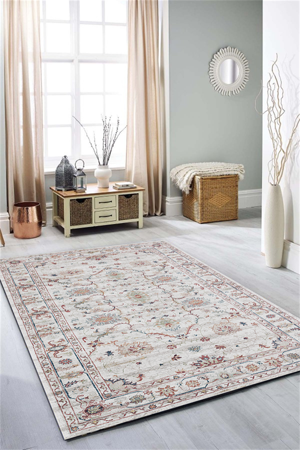 Carpetde Home Doğal Pamuk Dekoratif Halı HG0026A