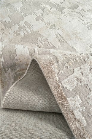 Carpetde Home Nouve Serisi Akrilik Koridor Salon Yatak Odası Mutfak için Tüm Ebatlı İpeksi Sık Dokulu Halı NV1065