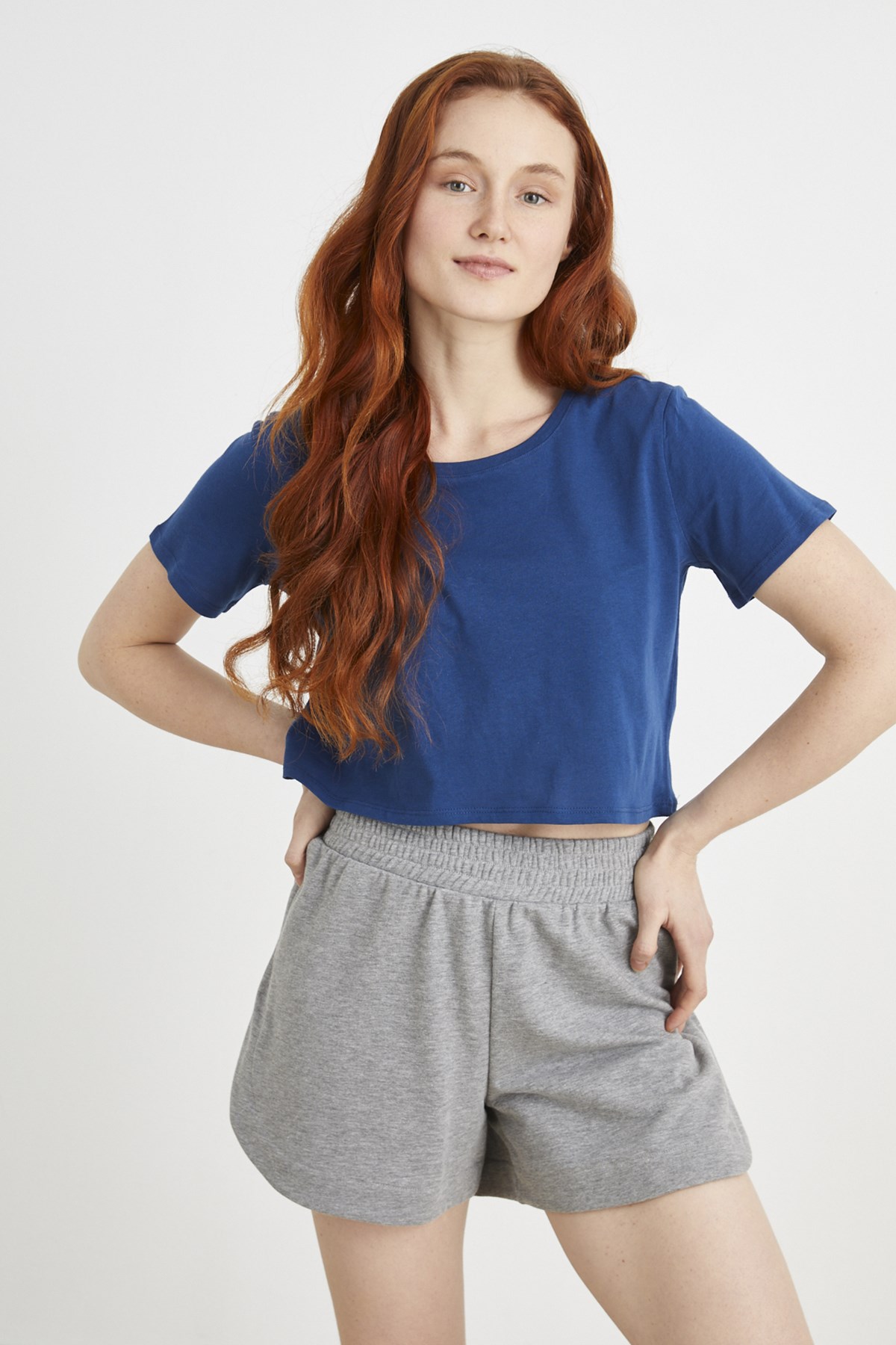 INDIGO KISA TSHIRT | curly