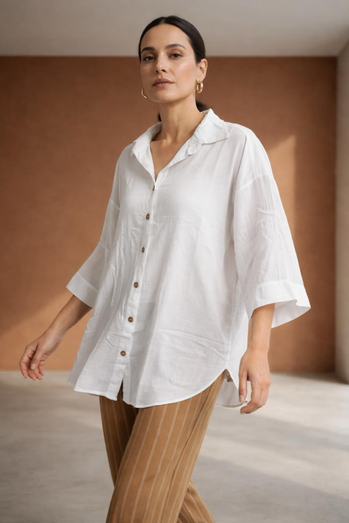 KEMİK İNCE SALAŞ GÖMLEK | curly