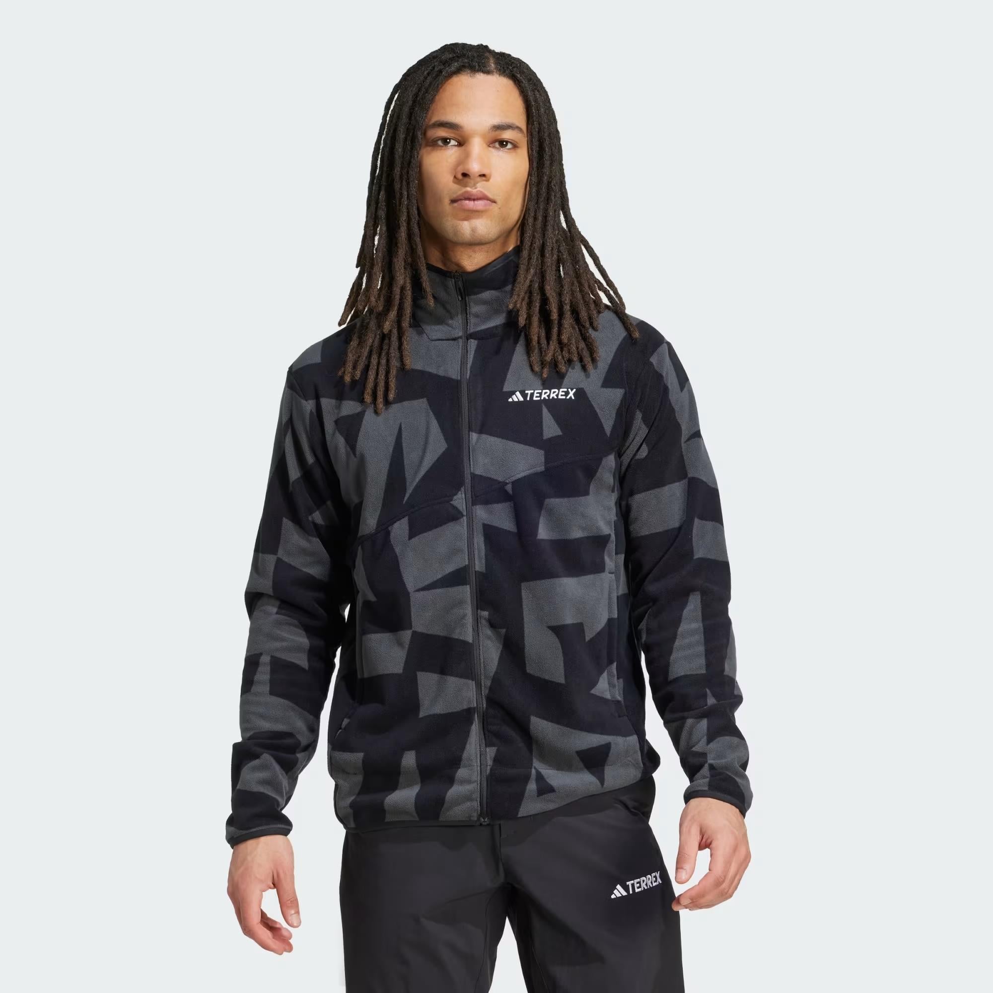 Adidas Mt Aop Fz Fl Erkek Polar JY4814