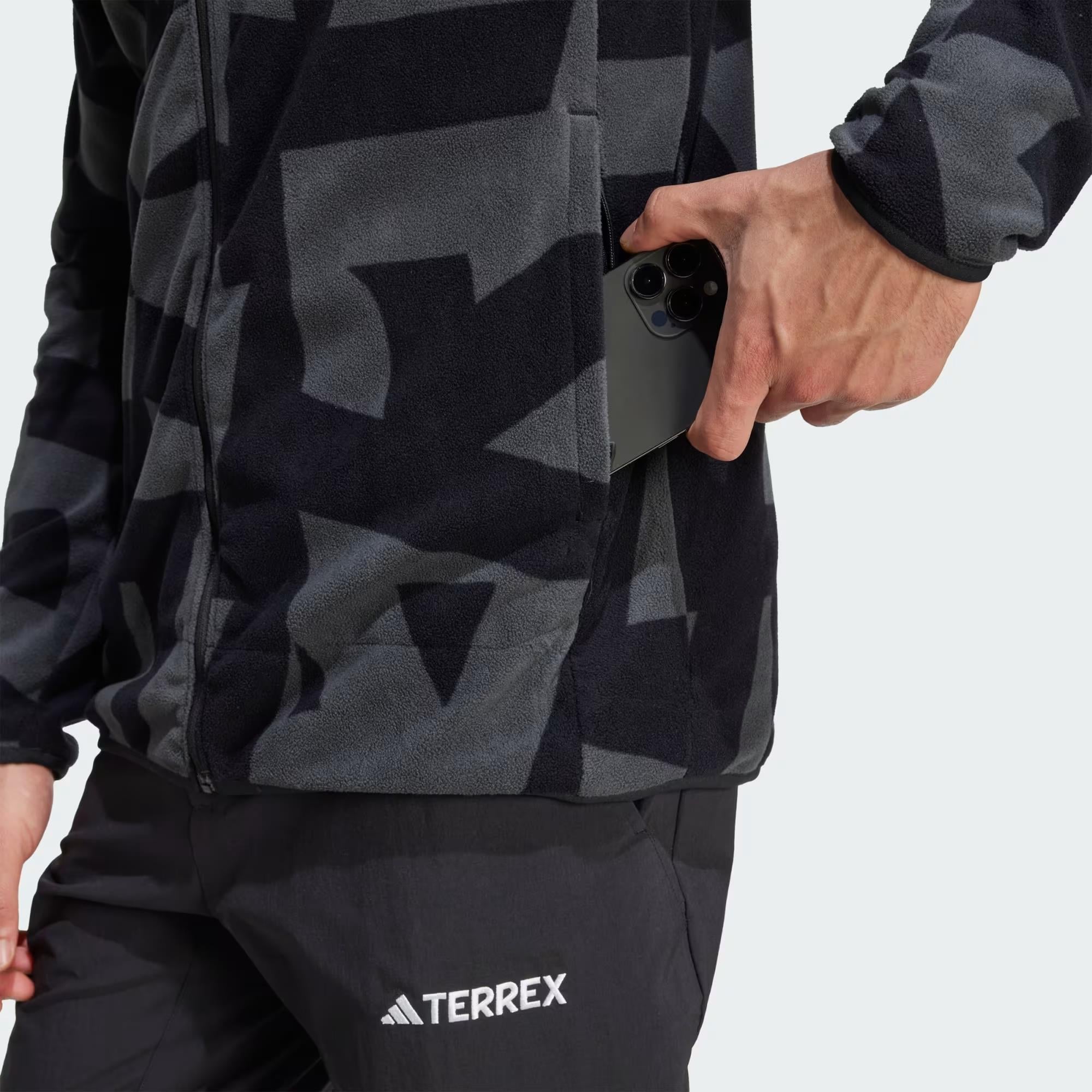 Adidas Mt Aop Fz Fl Erkek Polar JY4814