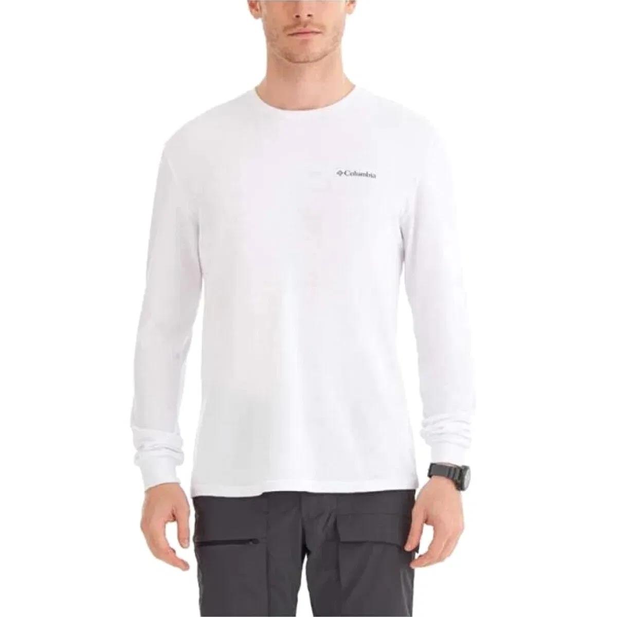 Columbia Csc M Basic Sm Logo  Ls Tee Erkek Tişört CS0354