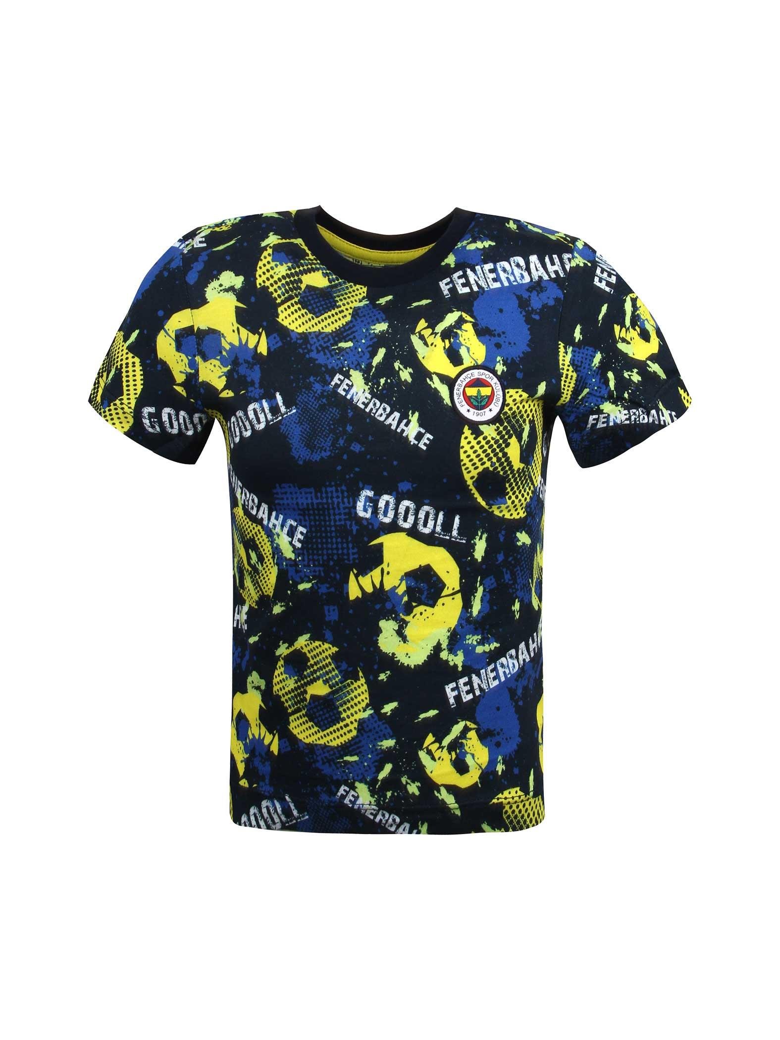 Fenerbahçe Tribün Gol Pattern Çocuk Tişört TK010CFK09