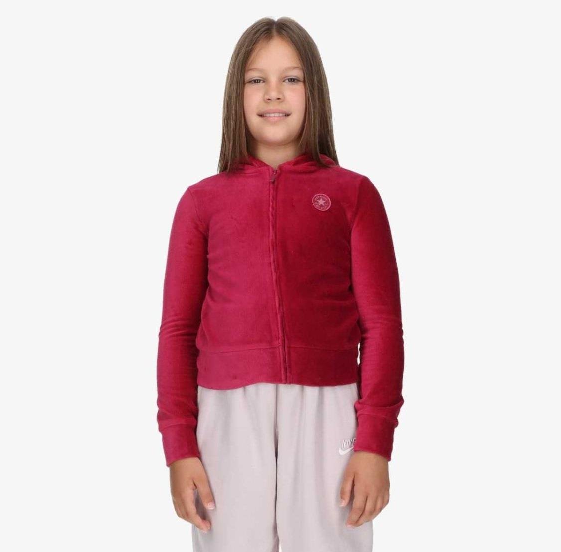 Nike Cnvg Ribbed Velour Full Zip Çocuk Sweat 4CH402