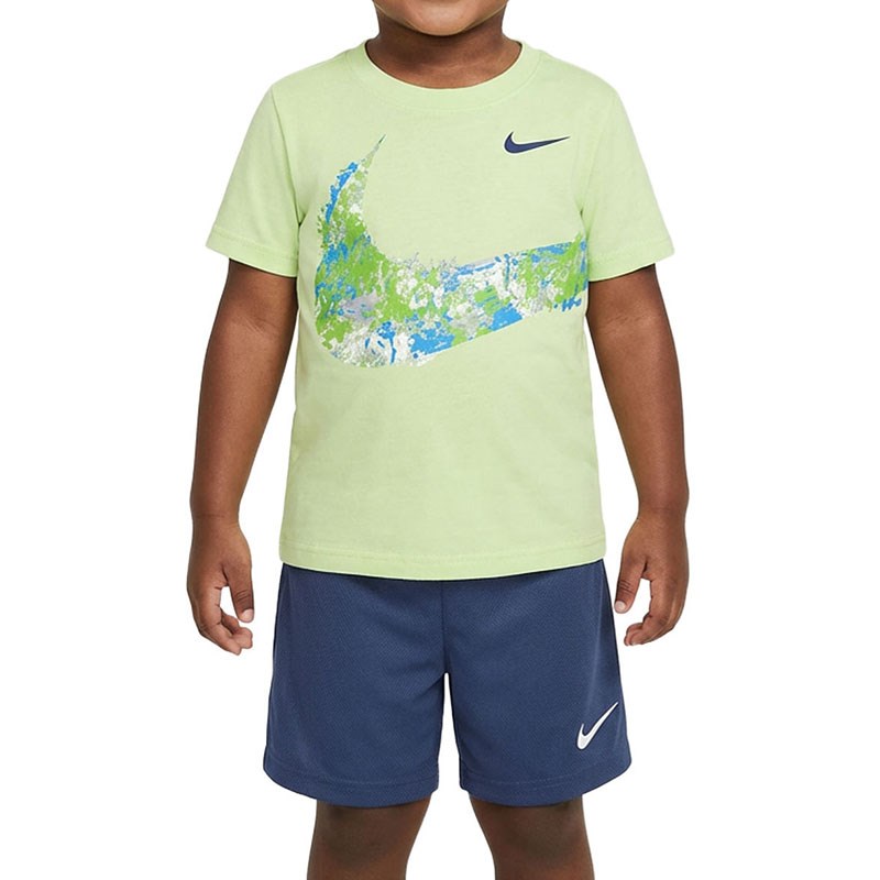 Nike Nkn E1D1 Gfx Jersey/Mesh Short Çocuk Şort Takım 76N627