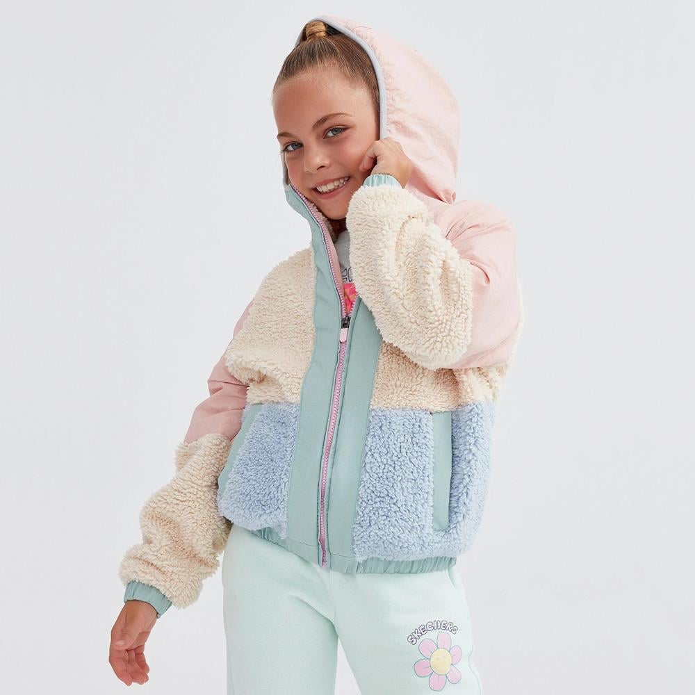 Skechers G Outdoor Fleece Full Zip Sherpa Çocuk Polar