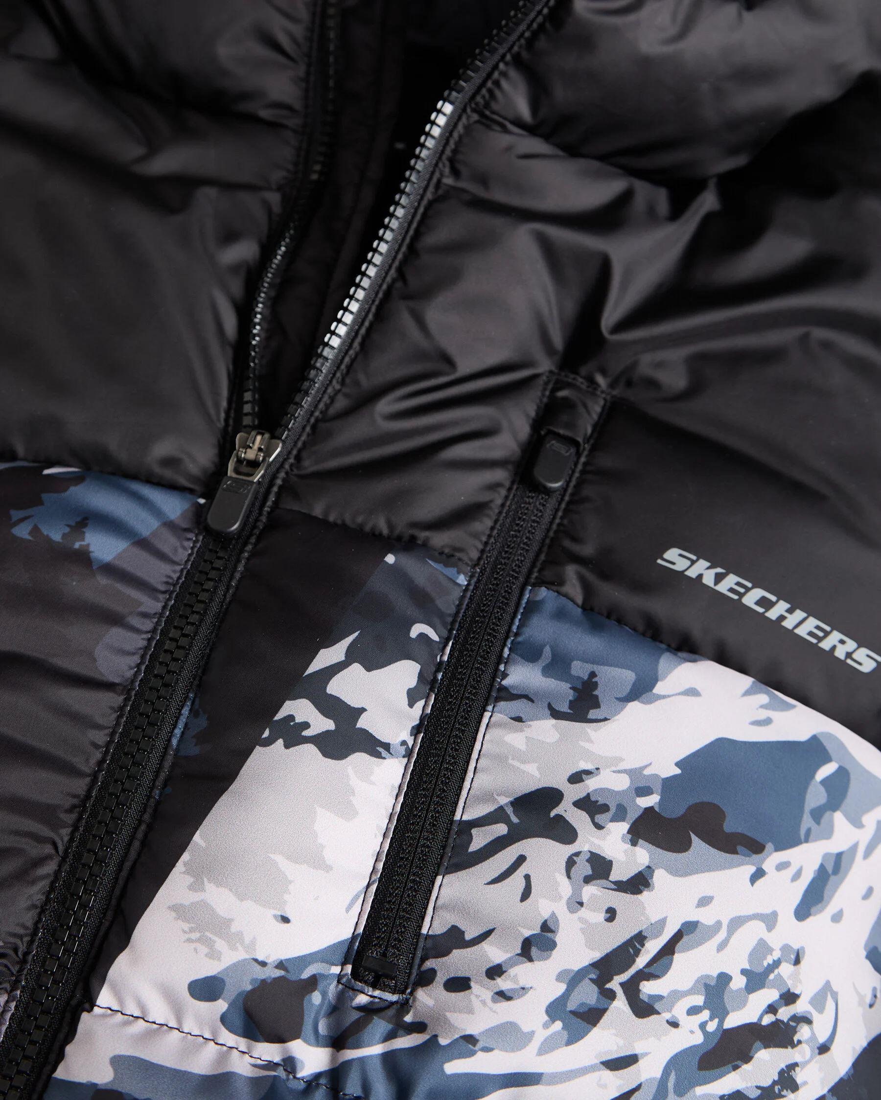 Skechers M Outerwear Puffer Jacket Erkek Mont S242234