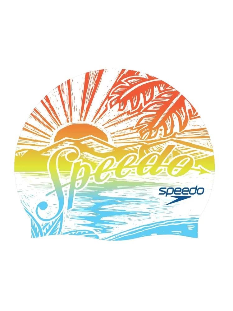 Speedo Slogan Prt Cap Au Unisex Bone 8-0838517394