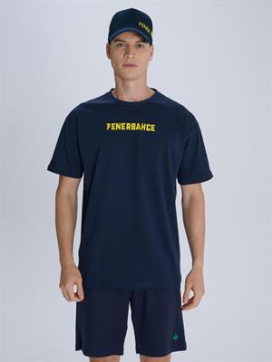Fenerbahçe Sarı Lacivert Erkek Tişört TK010EFY40