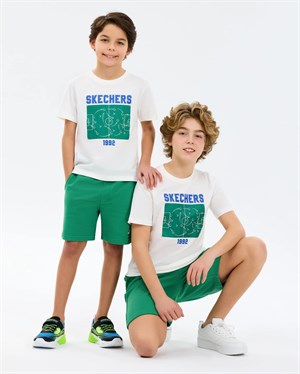Skechers B Graphic Tee Regular Fit T-Shirt Çocuk Tişört SK2610081