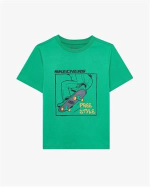 Skechers B Regular Fit Graphic Tee T-Shirt Çocuk Tişört SK2510112