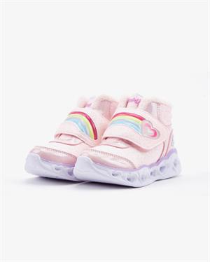 Skechers Heart Lights - Brilliant Rainbow Çocuk Bot 302669N