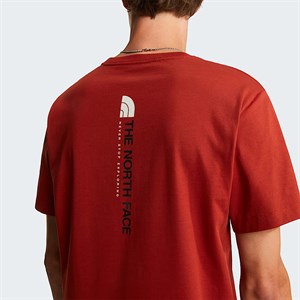 The North Face M Vertical Regular Short Sleeve Tee-Grap Erkek Tişört NF0A8GV1G6I1