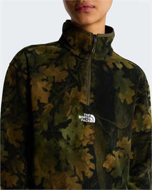 The North Face W Novelty Logo Glacier 1/4 Zip - Print Kadın Polar NF0A8JK9T2Z1