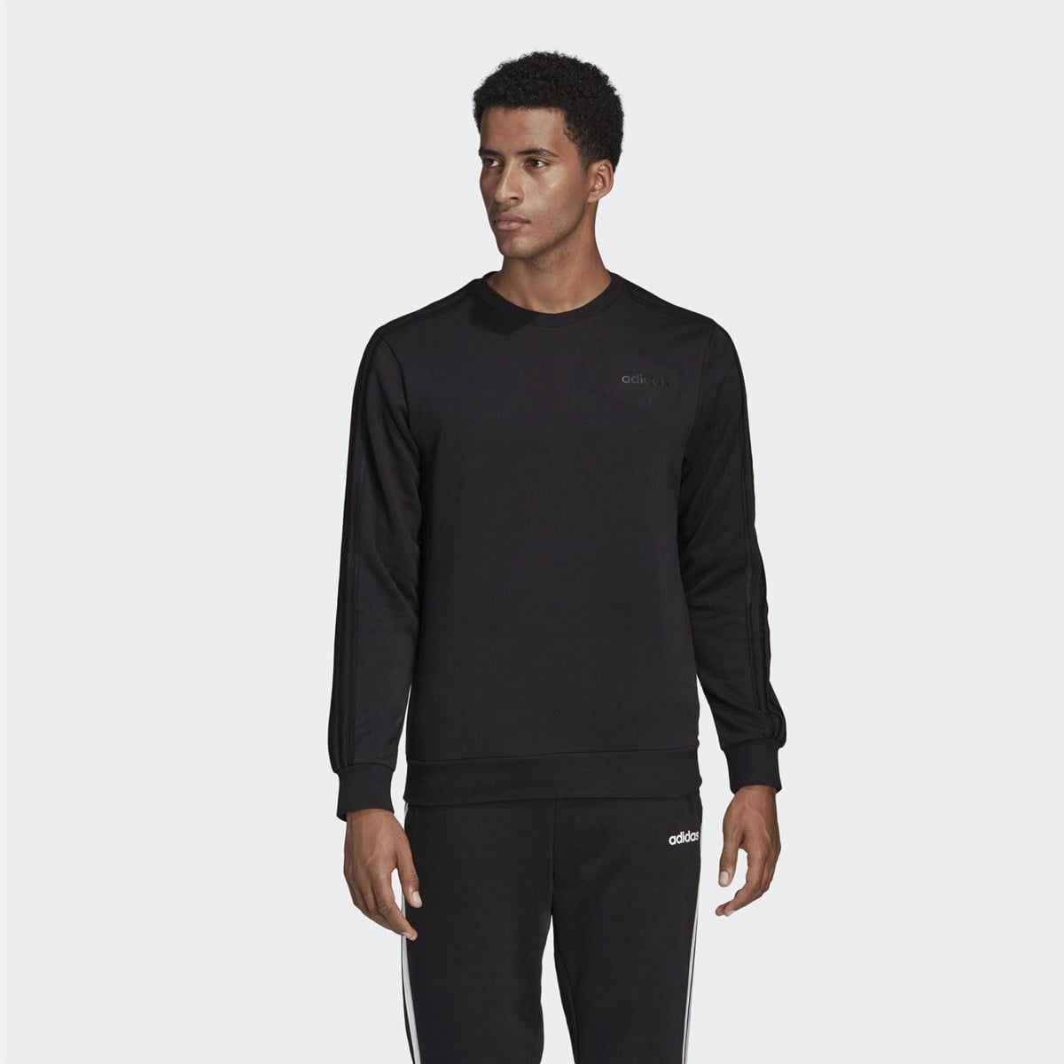 Adidas E 3S Crew Ft Erkek Sweat