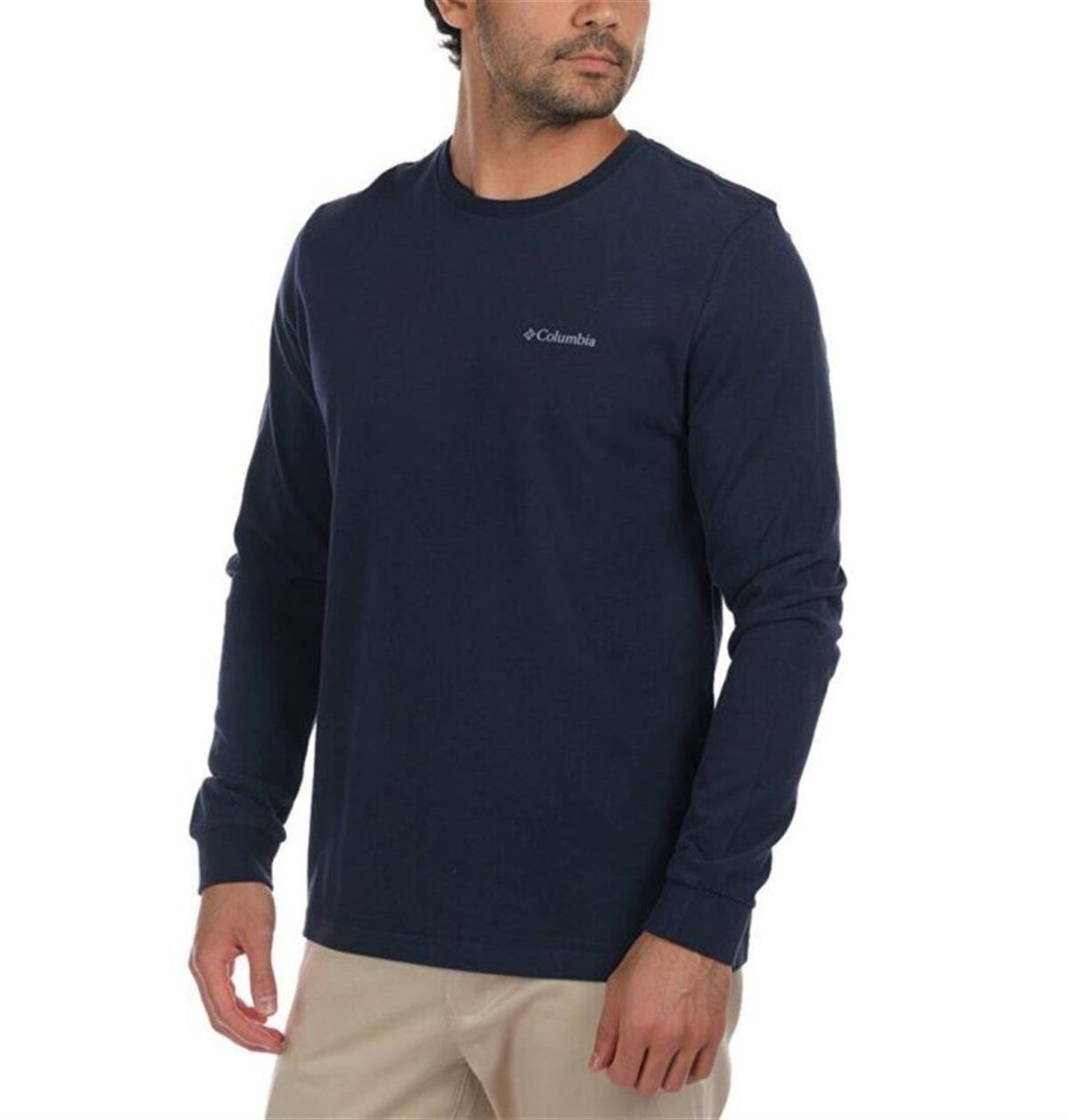 Columbia Csc M Basic Sm Logo  Ls Tee Erkek Tişört CS0354