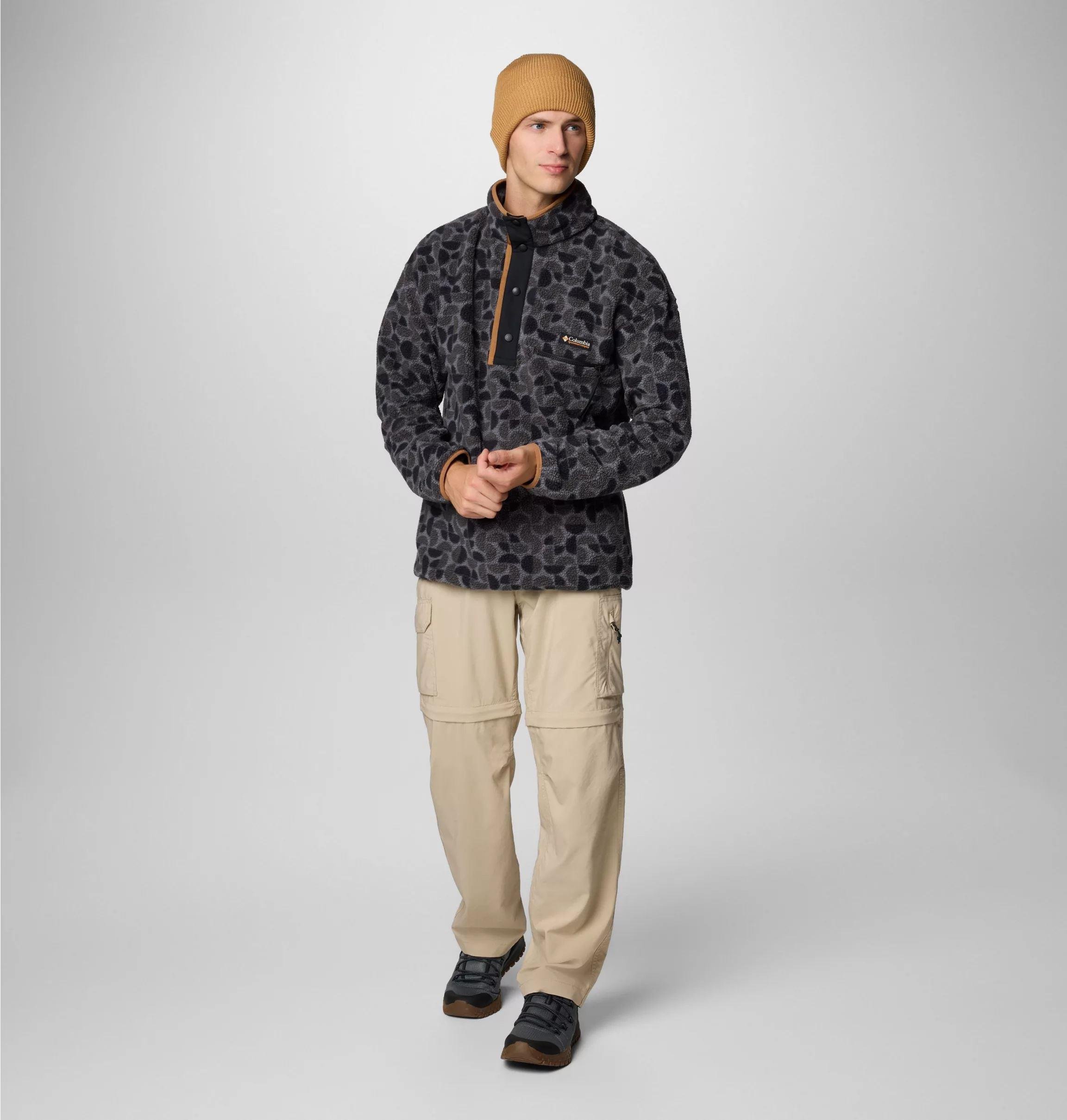 Columbia Helvetia İi Printed Half Snap Fleece Erkek Polar AM4498