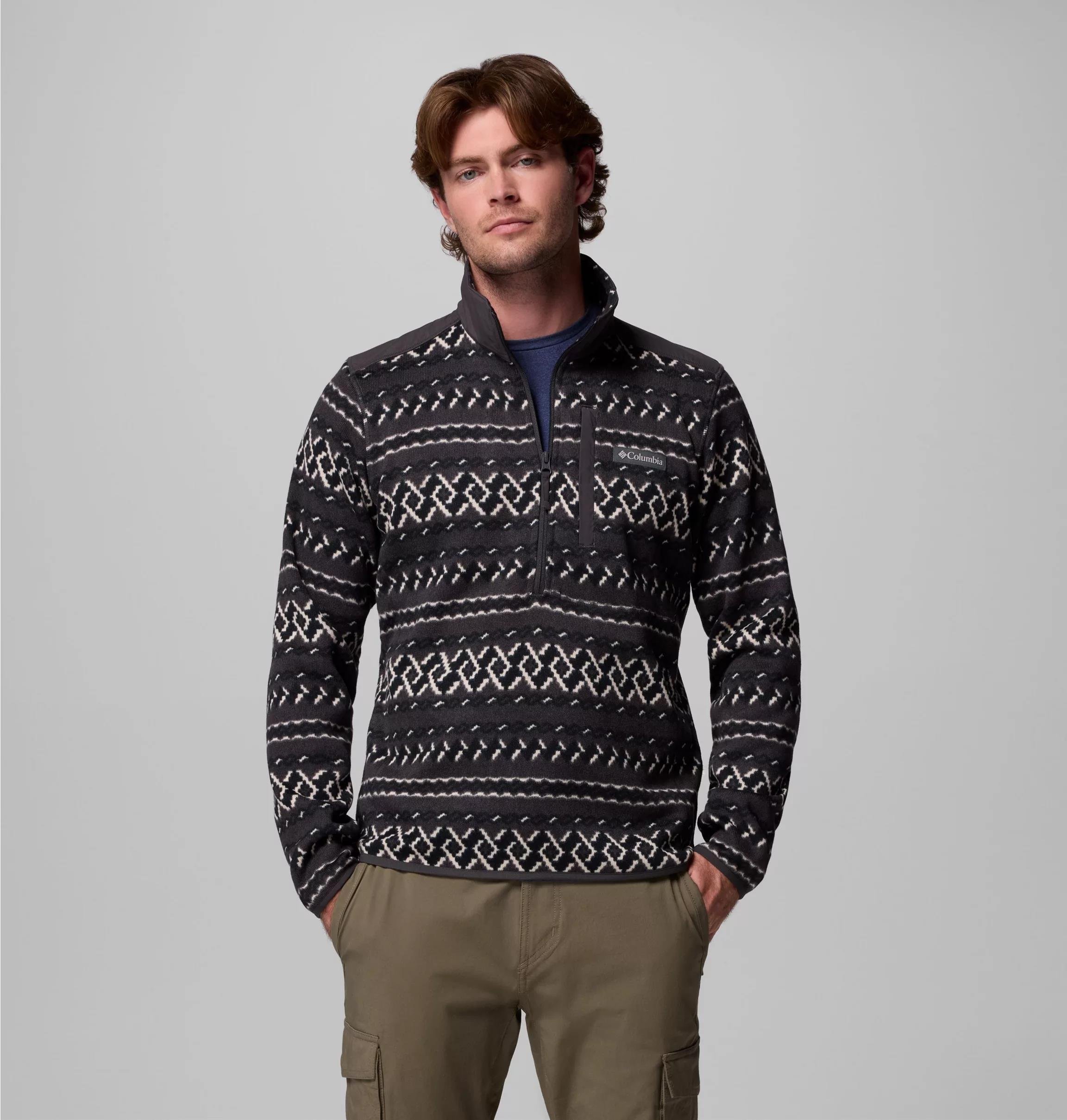 Columbia Sweater Weather Printed Half Zip İi Erkek Polar AO5809