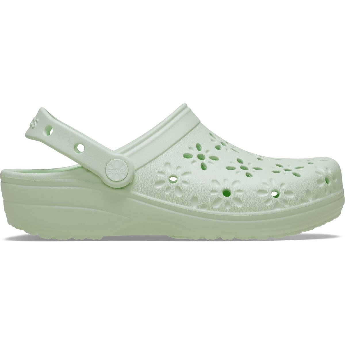 Crocs Classic Floral Cut Out Clog Unisex Terlik 210927