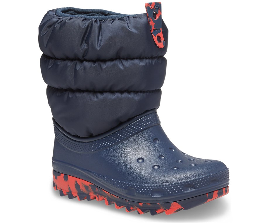 Crocs Classic Neo Puff Boot K Cocuk Bot 207684 410