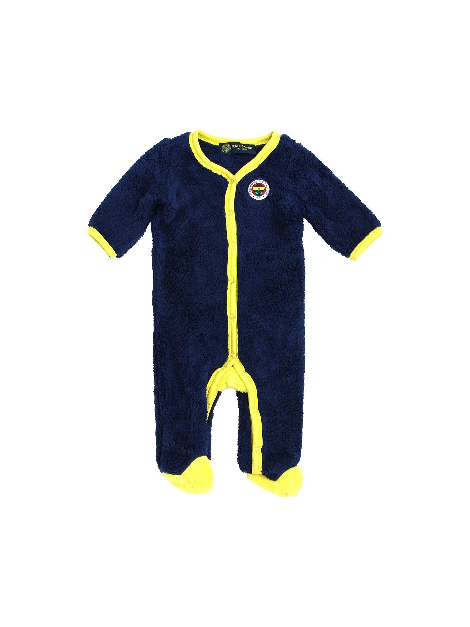 Fenerbahçe Bebek Peluş Logolu Tulum