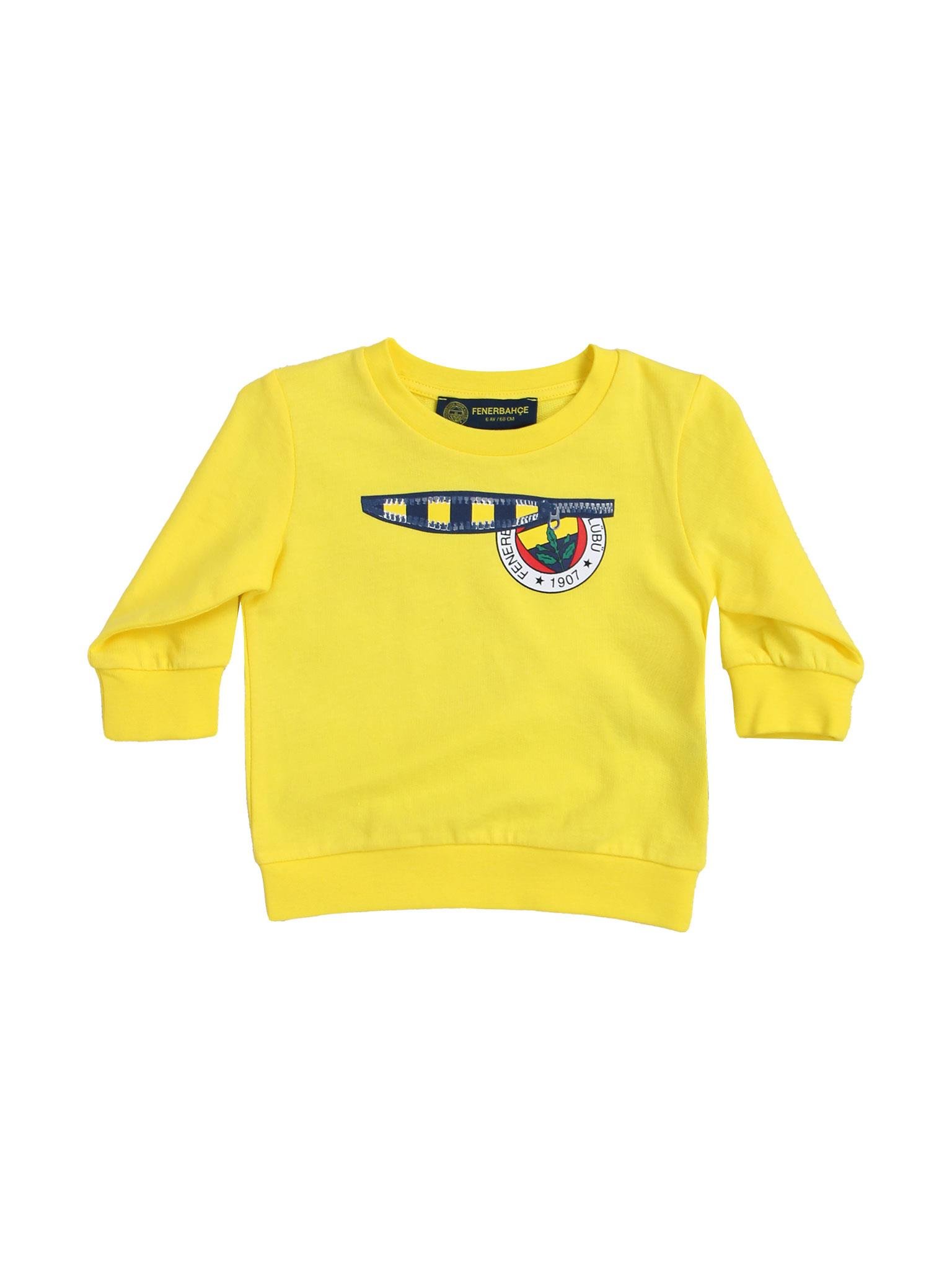 Fenerbahçe Fermuar Baskılı Bebek Sweat BE017CFK12