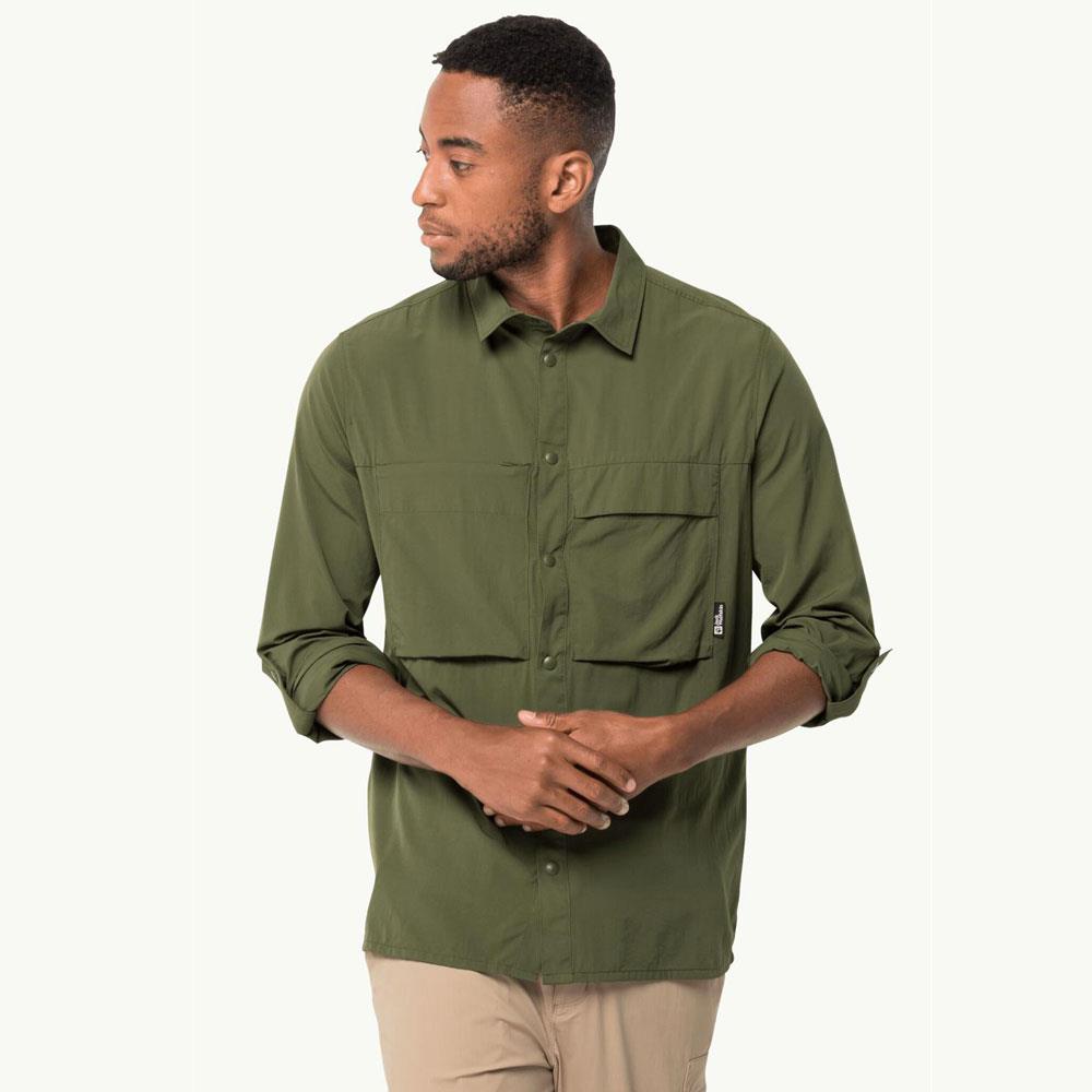 Jack Wolfskin Atacama Ls Shirt M Erkek Gömlek 1403672