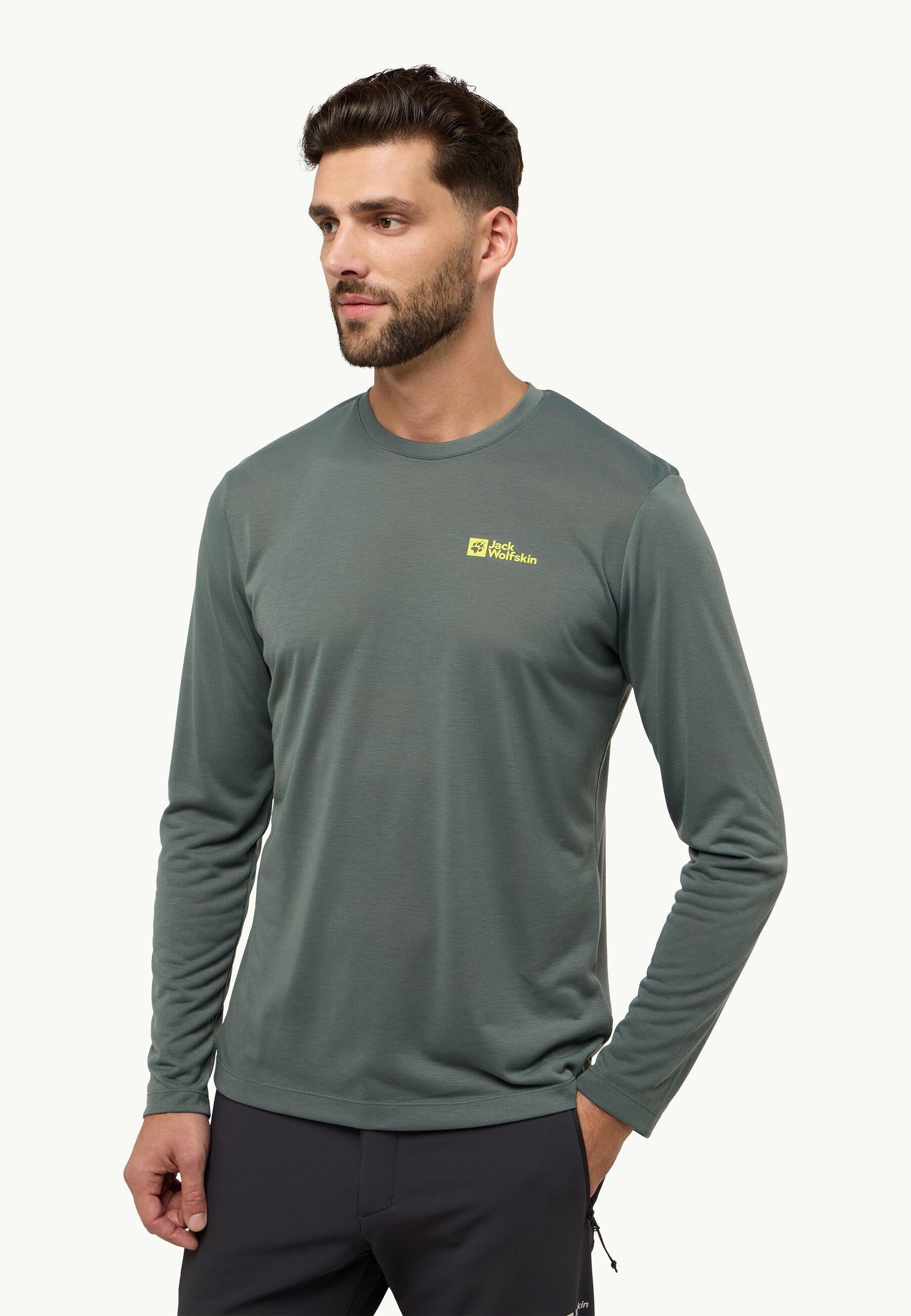 Jack Wolfskin Vonnan Ls T M Erkek Tişört A60291