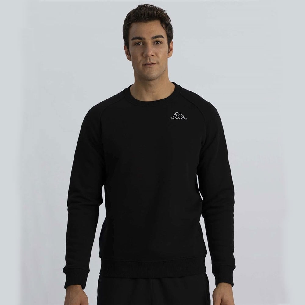 Kappa Caimali SWT Sweat, Bleu, M Homme