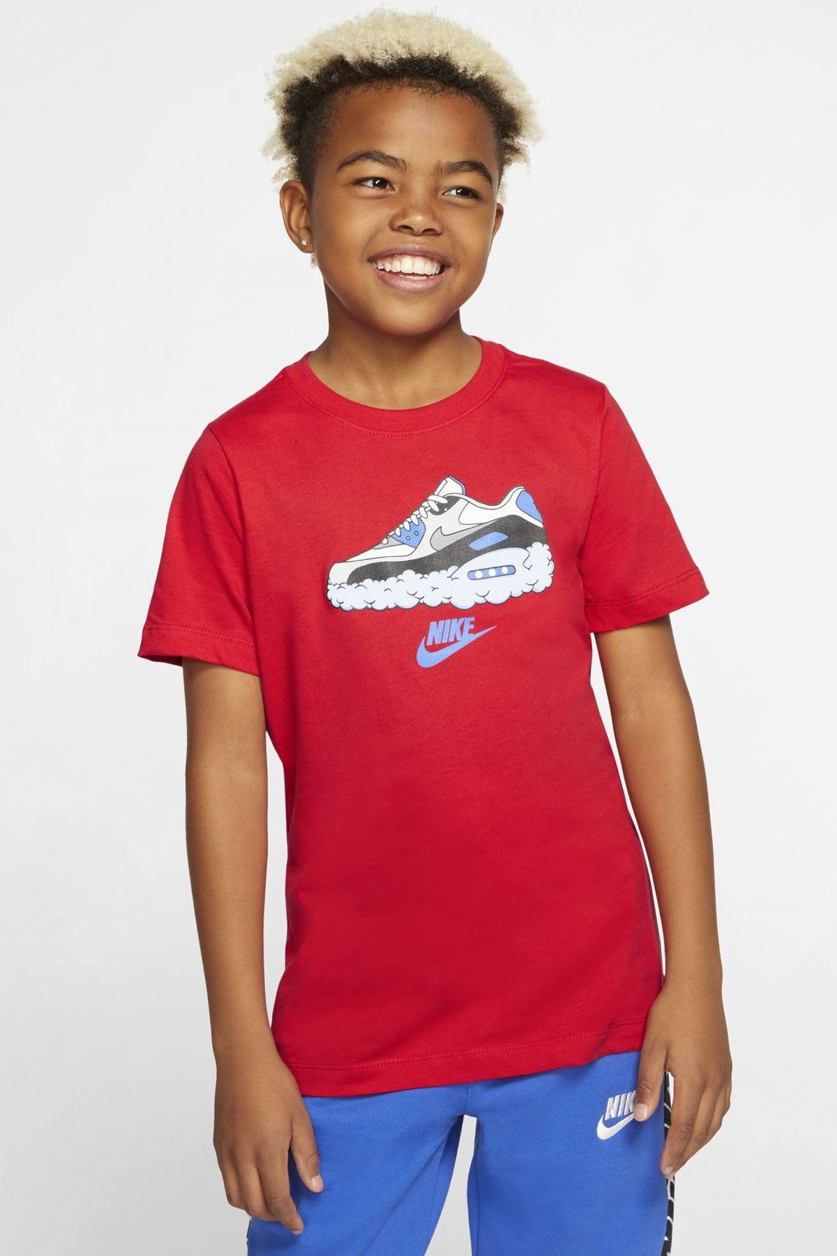 Nike B Nsw Tee Am90 Clouds Çocuk Tişört