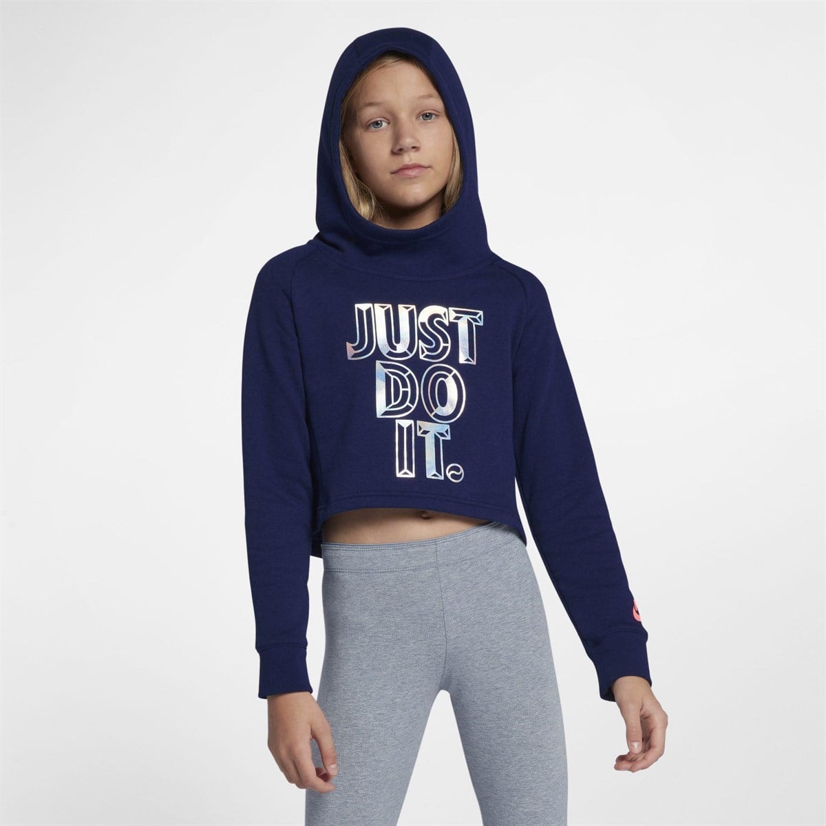 Nike G Nsw Hoodıe Crop Pe Jdı Çocuk Sweat