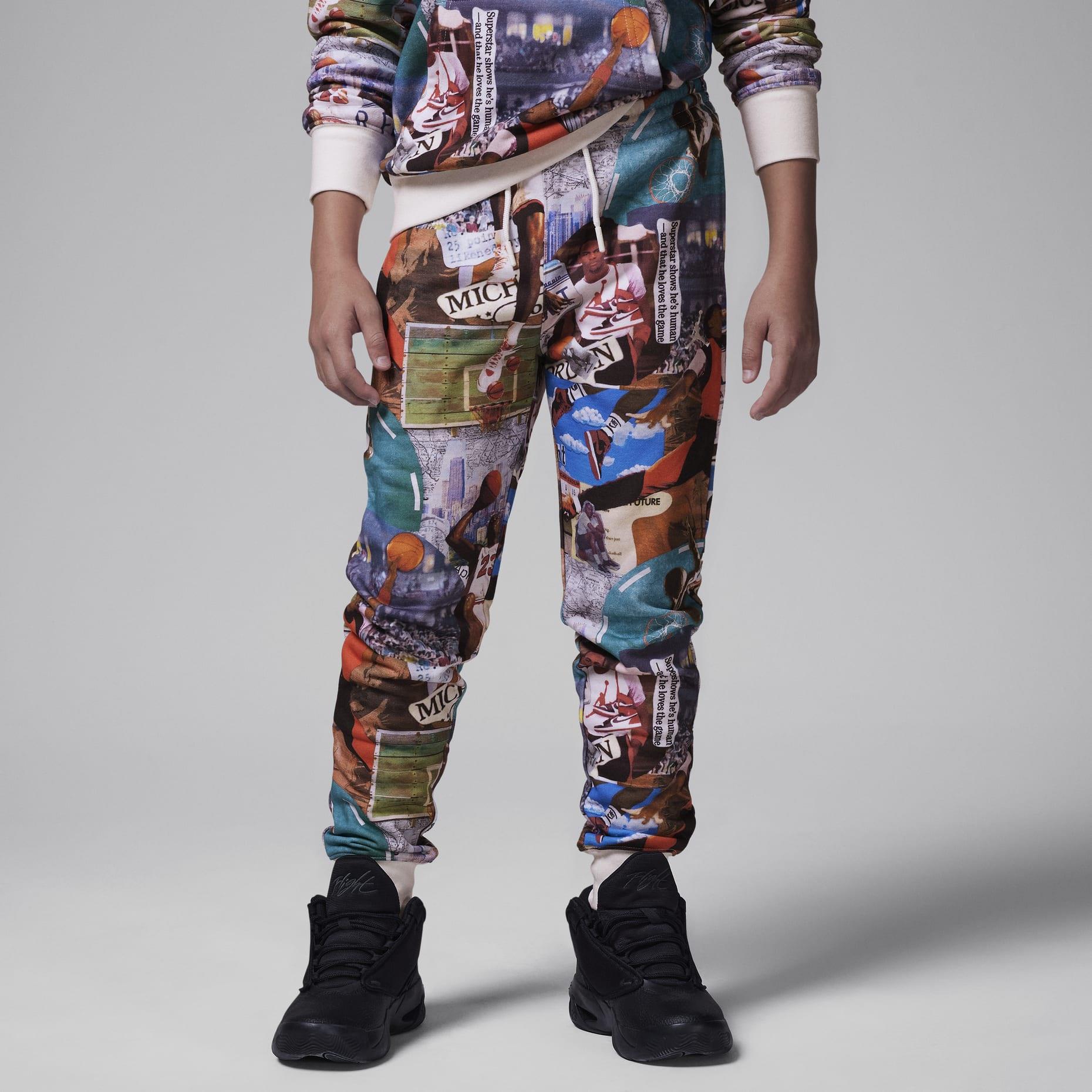 Nike Jdb Mj Brklyn Ft Aop Pant Çocuk Eşofman Altı