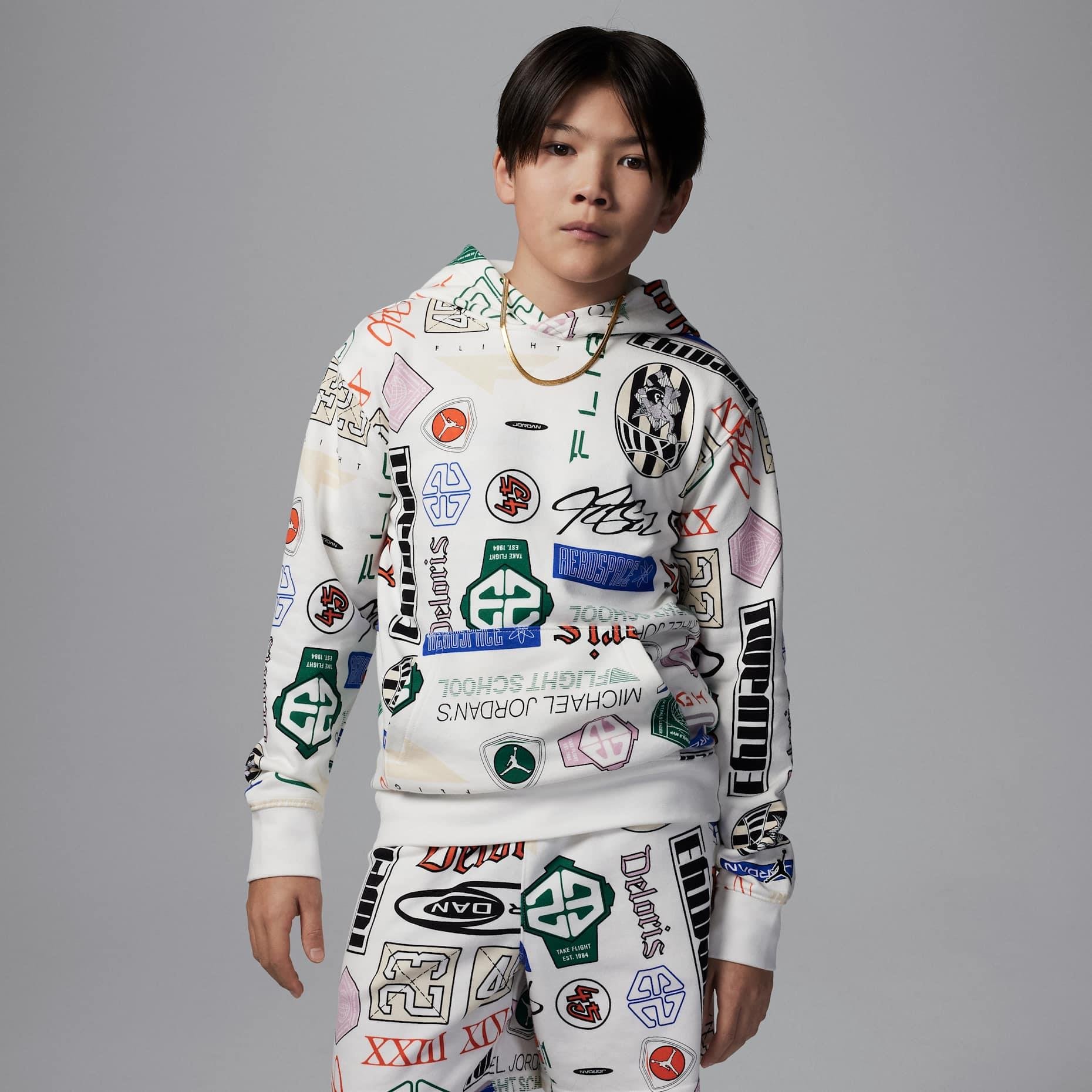 Nike Jdb Mj Essentıals Aop Po Çocuk Sweat 95D741