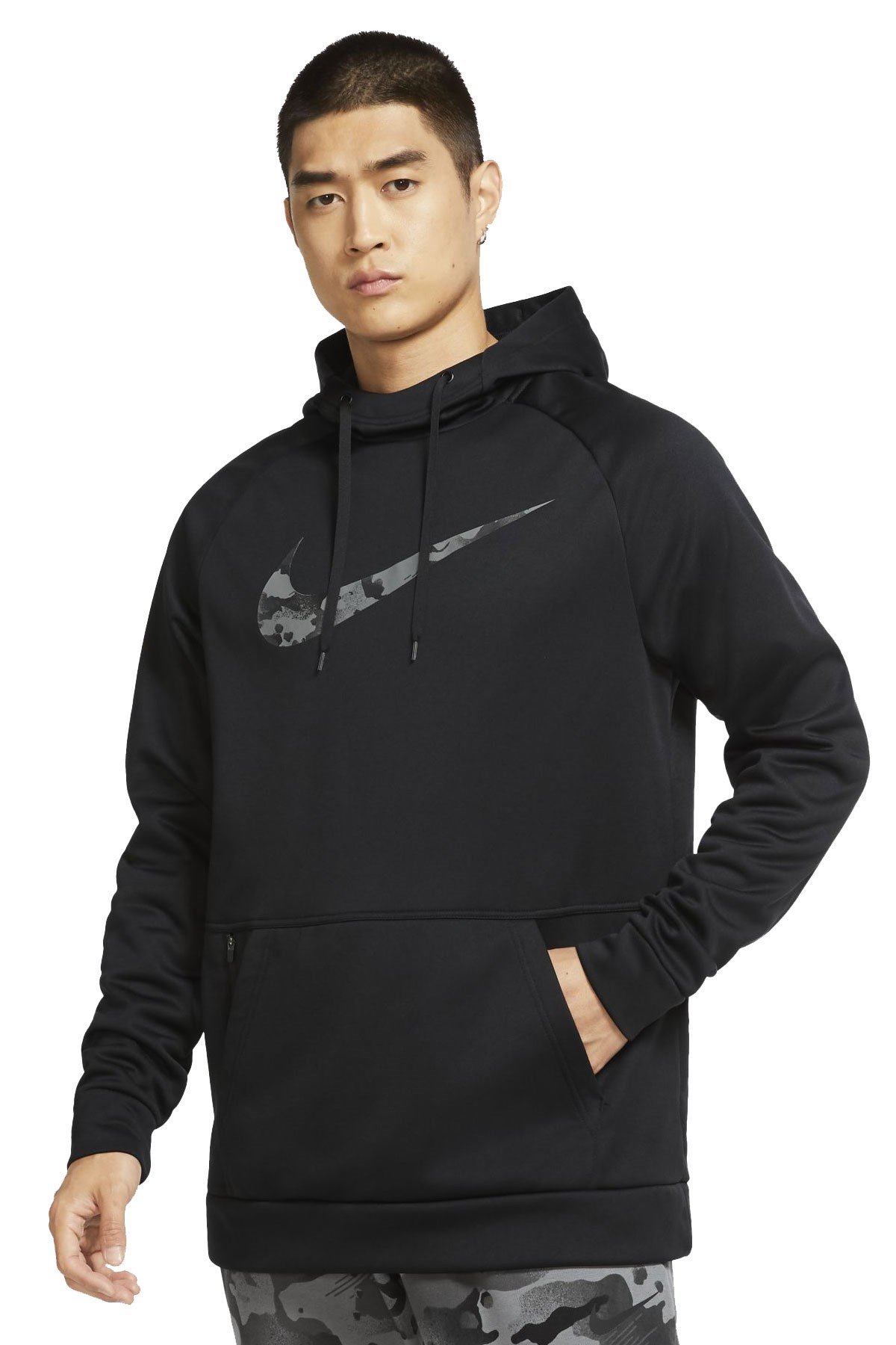 Nike M Nk Thrma Hd Po Fa Camo 2 Erkek Sweat