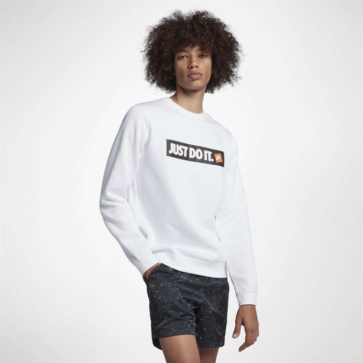 Nike M Nsw Hbr Crw Flc Erkek Tişört