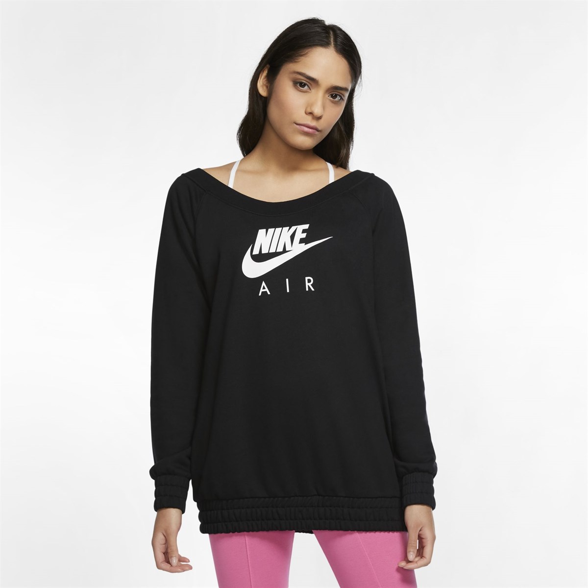 Nike W Nsw Aır Crew Os Flc Kadın Sweatshirt CU5426-010
