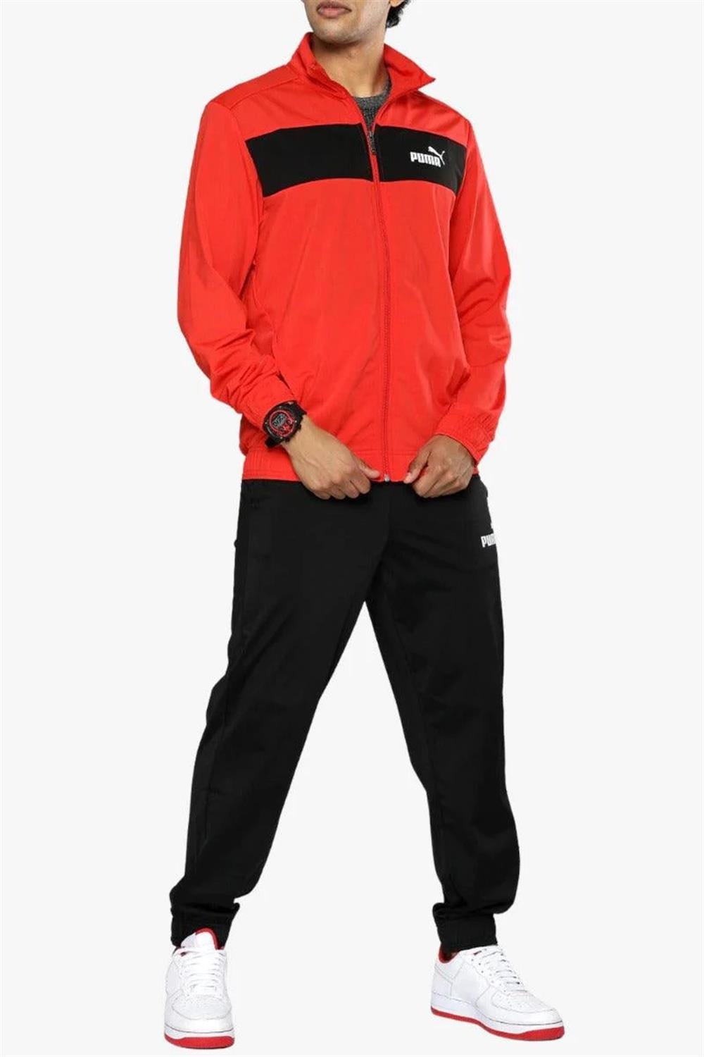 Puma Poly Suit cl High Risk Red Erkek Eşofman Takımı 845844-11 | Gözde Spor
