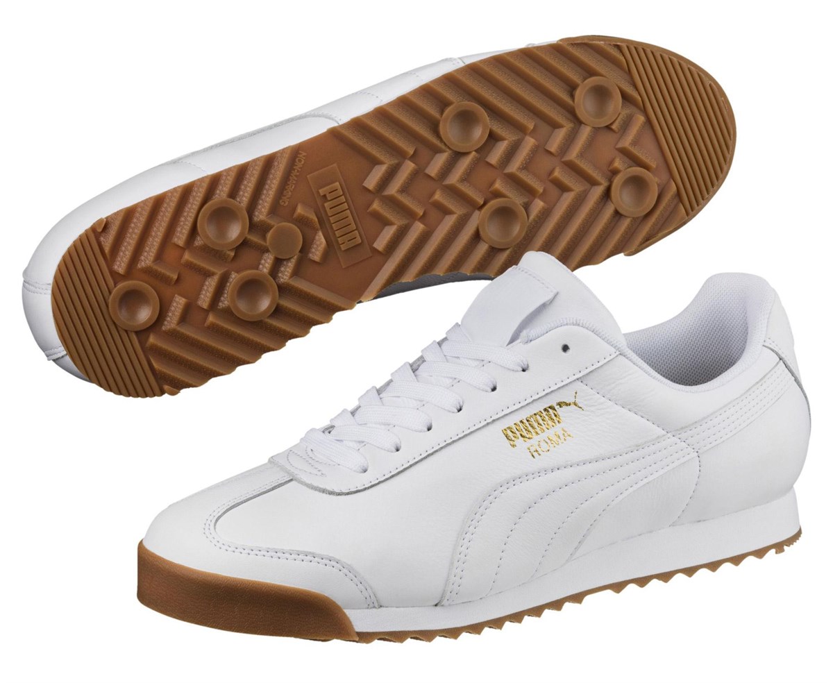 Puma Roma Classic Gum Black Go Erkek Spor Ayakkab s 366408 01